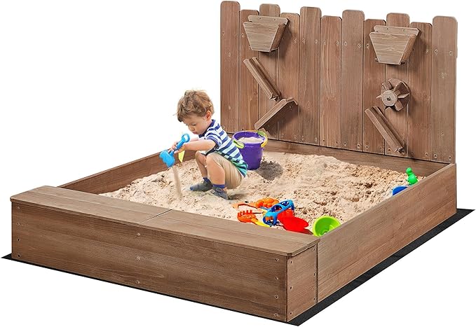 Mga Sandbox para sa Backyard Patio Garden Beach Outdoor Play Gamit