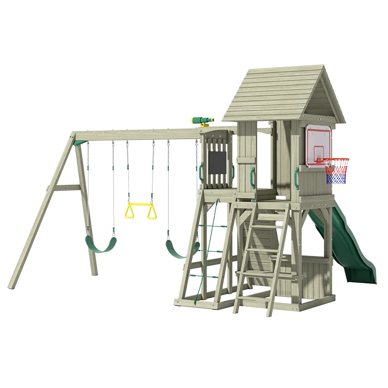 Panimula sa slide ng kombinasyon ng swing ng mga bata
