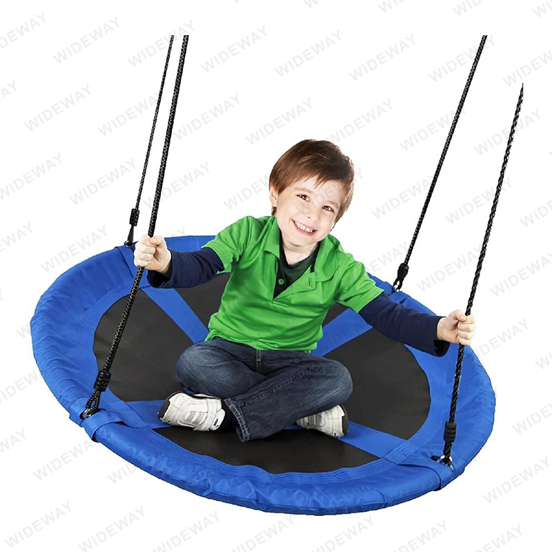 Saucer Tree Swing na may Pillow at Adjustable Straps